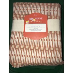 Kaylo Global Full Size Cotton Percale Sheet Set Opalhouse designed with Jungalow